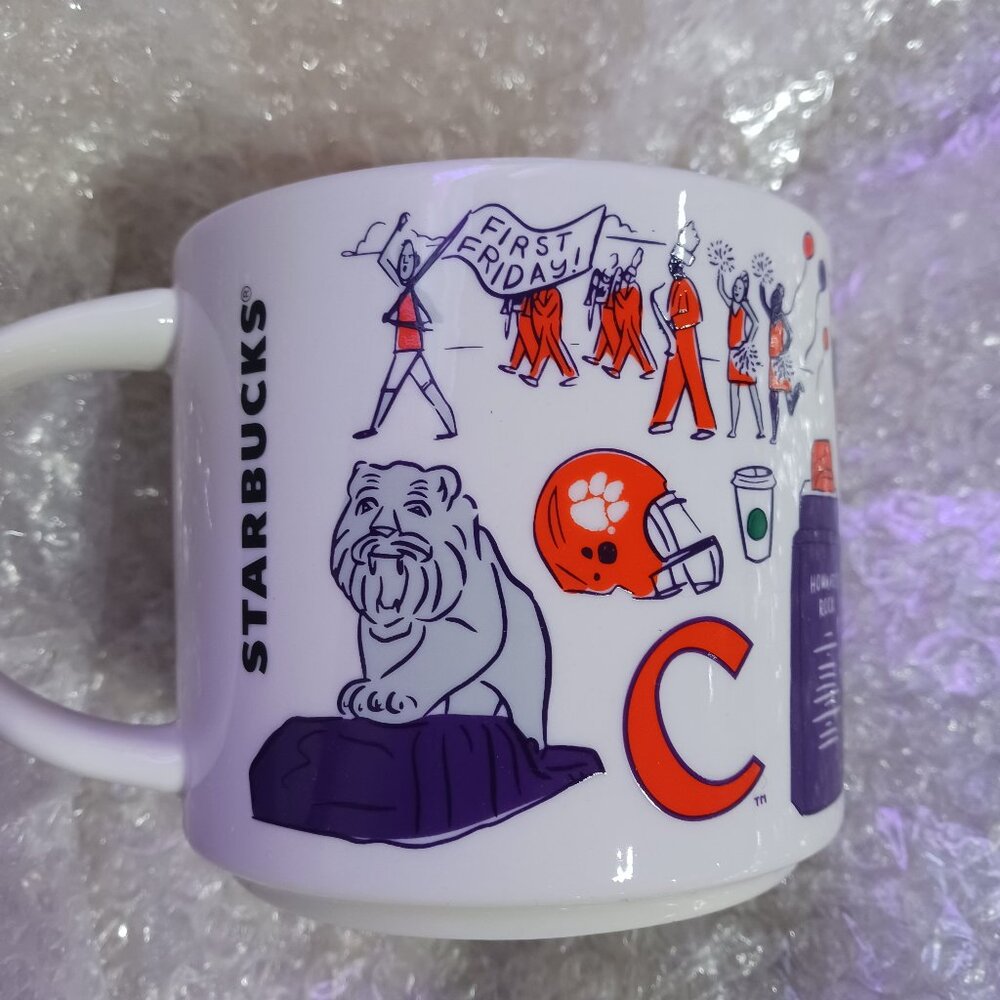 Starbucks Clemson mug